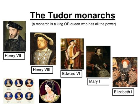 how many tudor kings were there|pictures of tudor monarchs.